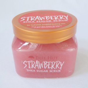 New Tree Hut Strawberry Shea Sugar Scrub Spa Body Exfoliator 18oz Self Care Rare
